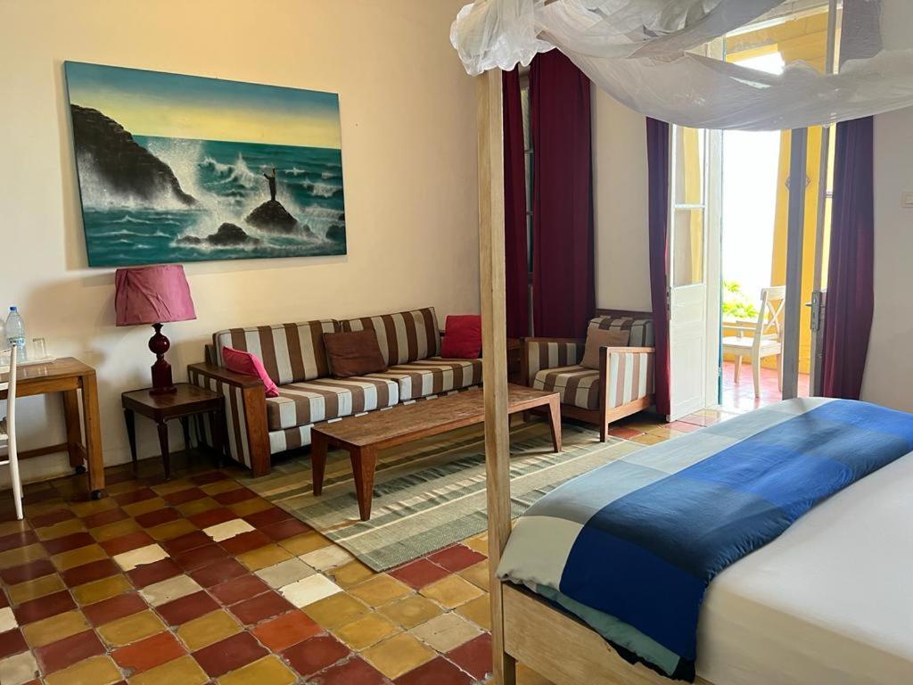 Chez Olivier - Chambre vue mer Gorée Extérieur photo